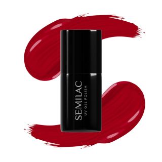 Semilac geellakk #027, Intense Red, Vernis en gel Semilac , Vernis en gel coloré