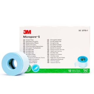 3M Ruban silicone Micropore S 25mm, 12pcs1 Starry cils