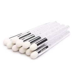 Brosse de nettoyage pour les cils, cristal blanc 10 pcs