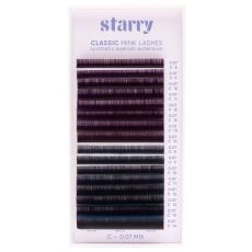 Cils ombre violet - bleu MIX C 0.07 x 8-14mm